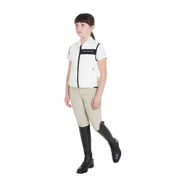 Technisch kinderbodywarmer Equestro Wit Technisch kinderbodywarmer Equestro Wit