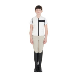 Technisch kinderbodywarmer Equestro Wit Technisch kinderbodywarmer Equestro Wit