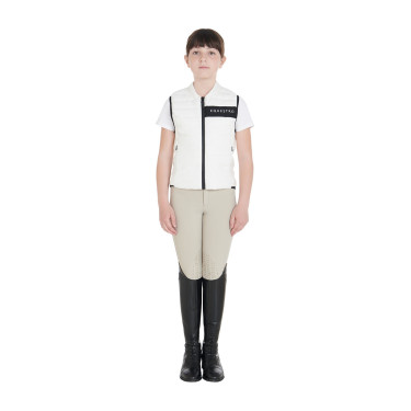 Technisch kinderbodywarmer Equestro Wit Technisch kinderbodywarmer Equestro Wit