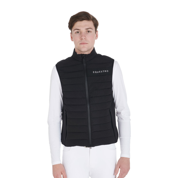 Herenbodywarmer van winddicht technisch materiaal Equestro Herenbodywarmer van winddicht technisch materiaal Equestro