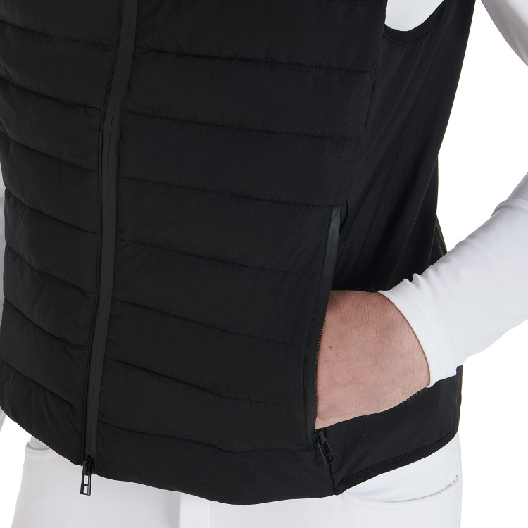 Herenbodywarmer van winddicht technisch materiaal Equestro Herenbodywarmer van winddicht technisch materiaal Equestro