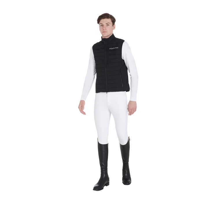 Herenbodywarmer van winddicht technisch materiaal Equestro Herenbodywarmer van winddicht technisch materiaal Equestro