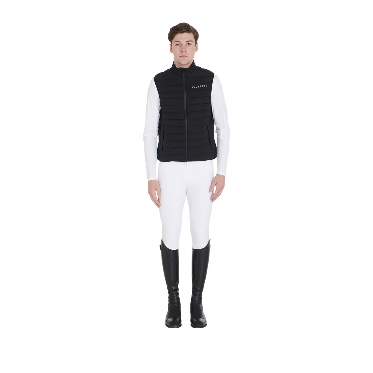 Herenbodywarmer van winddicht technisch materiaal Equestro Herenbodywarmer van winddicht technisch materiaal Equestro