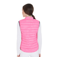Gilet en tissu technique coupe-vent femme Equestro Marine Gilet en tissu technique coupe-vent femme Equestro Marine