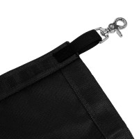 Boxdeur met siliconenlogo Equestro Zwart / zwart Boxdeur met siliconenlogo Equestro Zwart / zwart