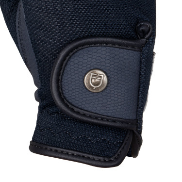 Unisex handschoenen van technisch materiaal en mesh Equestro Unisex handschoenen van technisch materiaal en mesh Equestro