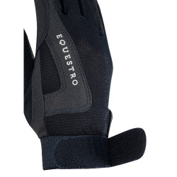 Kinderhandschoenen Sunny van technisch stof Equestro Marine Marineblauw
