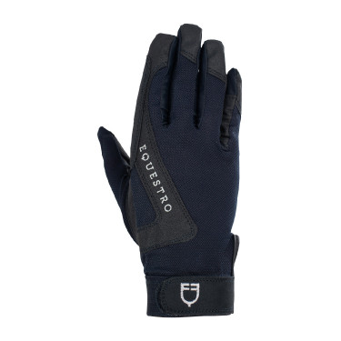 Technische stoffen handschoenen Sunny Equestro Marine Marineblauw