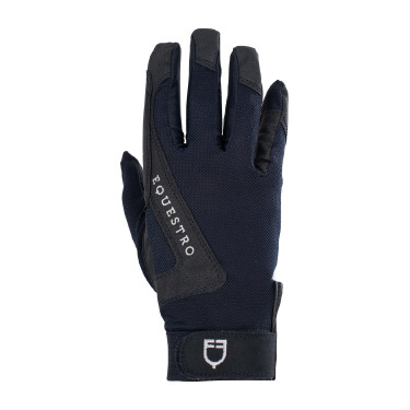 Technische stoffen handschoenen Sunny Equestro Marine Marineblauw