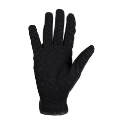 Technische stoffen handschoenen met meerkleurig logo Equestro Zwart / wit