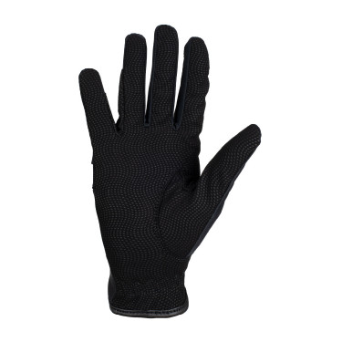 Technische stoffen handschoenen met meerkleurig logo Equestro Zwart / wit