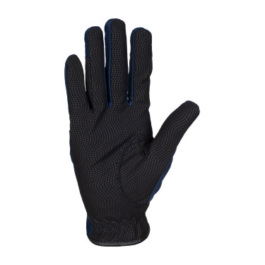 Technische stoffen handschoenen met meerkleurig logo Equestro Marine / wit Blauw