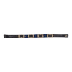 Frontaal in leer met geometrisch motief Polo H Equestro