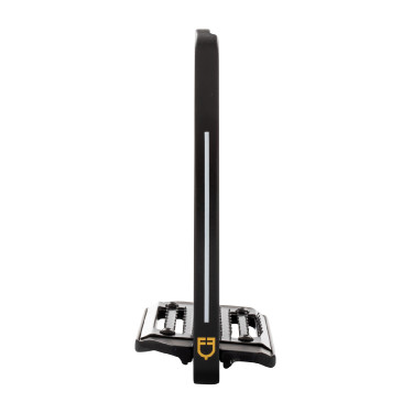 Aluminium stijgbeugels met schuine vloer Pro HPS Equestro Zwart