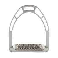 Aluminium stijgbeugels met schuine vloer Pro HPS Equestro Zilver Aluminium stijgbeugels met schuine vloer Pro HPS Equestro Zilver