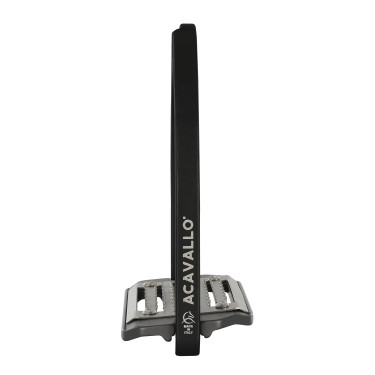 Aluminium stijgbeugels Arco Evolution Alupro Acavallo Zwart