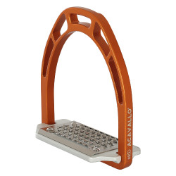 Aluminium stijgbeugels Arco Evolution Alupro Acavallo Oranje