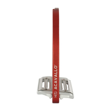Aluminium stijgbeugels Arco Evolution Alupro Acavallo Rood