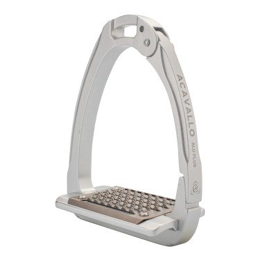 Stijgbeugels Arena Aluplus 2.0 Acavallo Aluminium Zilver