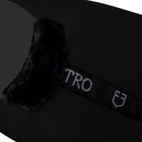 Fleece deken met voorflap sluiting GP Equestro Zwart