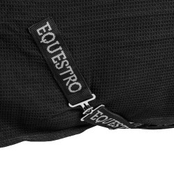 Boxdeken in Waffle-stof Equestro Zwart
