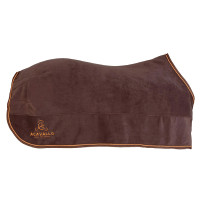 Fleecedeken voor stal 800g Acavallo Bruin / oranje Fleecedeken voor stal 800g Acavallo Bruin / oranje