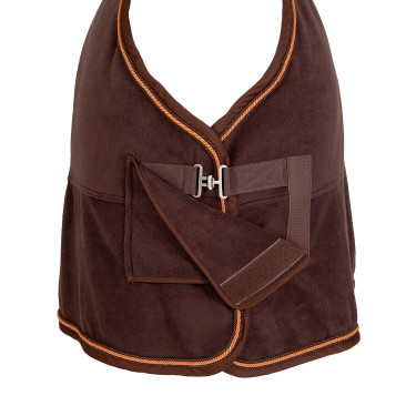 Fleecedeken voor stal 800g Acavallo Bruin / oranje