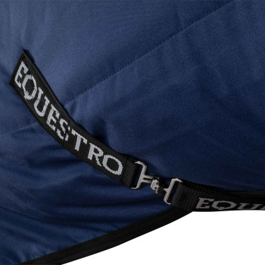 Boxdeken 400g in ripstop-stof met Bora Equestro-logo Marine Marineblauw