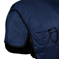 Boxdeken 400g in ripstop-stof met Bora Equestro-logo Marine Marineblauw