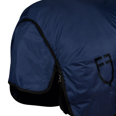 Boxdeken 400g in ripstop-stof met Bora Equestro-logo Marine Marineblauw