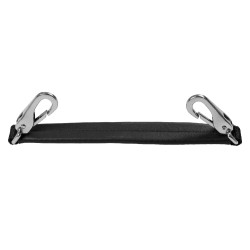 Leren zadelriem Equestro Zwart