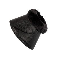 Klokken van ecologisch leer met synthetisch schapenwol en klittenbandsluiting Acavallo Zwart Klokken van ecologisch leer met synthetisch schapenwol en klittenbandsluiting Acavallo Zwart