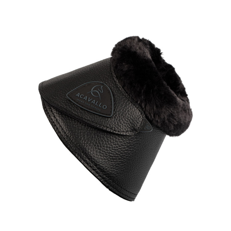 Klokken van ecologisch leer met synthetisch schapenwol en klittenbandsluiting Acavallo Klokken van ecologisch leer met synthetisch schapenwol en klittenbandsluiting Acavallo