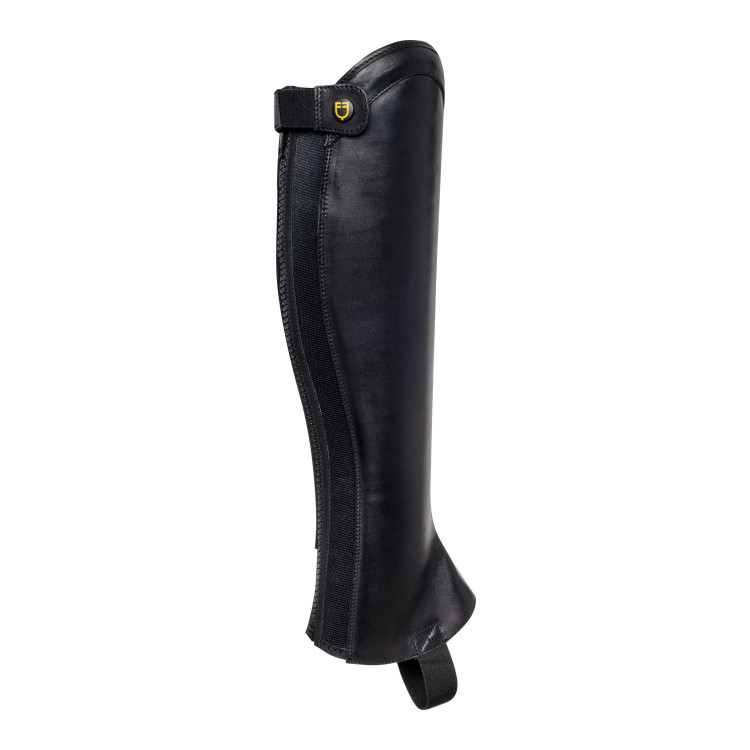 Unisex mini-chaps met ritssluiting aan de achterkant en elastische band Castiglia Equestro Unisex mini-chaps met ritssluiting aan de achterkant en elastische band Castiglia Equestro