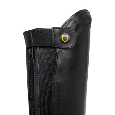 Unisex mini-chaps met ritssluiting aan de achterkant en elastische band Castiglia Equestro Unisex mini-chaps met ritssluiting aan de achterkant en elastische band Castiglia Equestro
