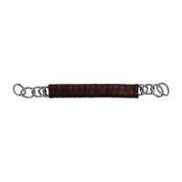 Leren gourmetketting Equestro Donkerbruin