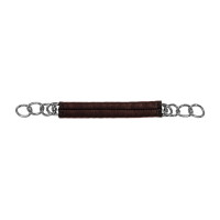 Leren gourmetketting Equestro Donkerbruin