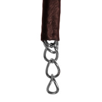 Leren gourmetketting Equestro Donkerbruin