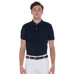 Leren riem met zuidwestmotief Equestro Zwart / blauw / bordeaux Multicolor