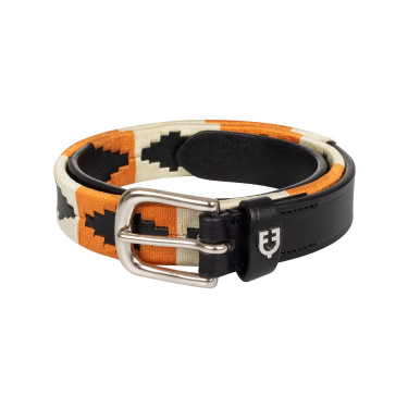 Leren riem met Navajo-decoraties Equestro Zwart