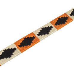 Leren riem met Navajo-decoraties Equestro Zwart