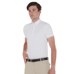 Leren riem met zwarte en witte borduursels Equestro Zwart