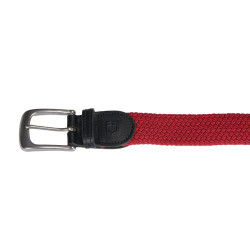 Ceinture élastique motif croisé Equestro Bordeaux Ceinture élastique motif croisé Equestro Bordeaux