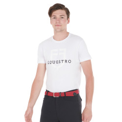 Ceinture élastique motif croisé Equestro Bordeaux Ceinture élastique motif croisé Equestro Bordeaux