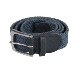 Elastische riem met kruispatroon Equestro Grijs