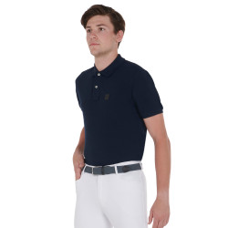 Elastische riem met kruispatroon Equestro Grijs