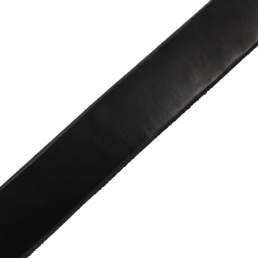 Glanzende damesriem met morsgesp Equestro Zwart / roségoud