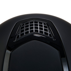 Ultralichte helm van stevig mat kunststof met brede vizier (3 vullingen) Eclipse Equestro Zwart / zwart