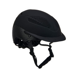 Ultralichte helm van duurzaam plastic Stealth Equestro Zwart