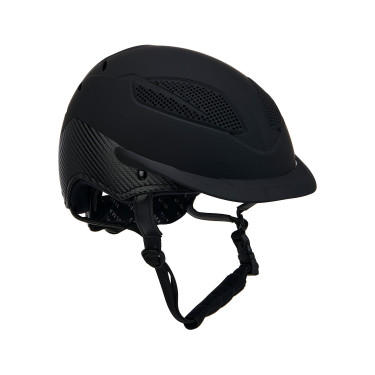 Ultralichte helm van duurzaam plastic Stealth Equestro Zwart